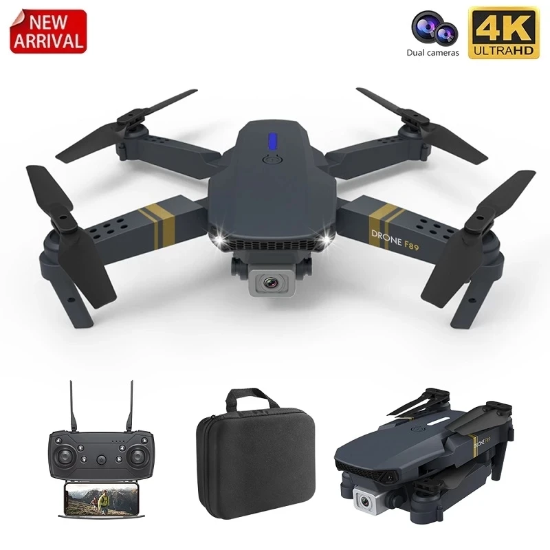 F89 FPV RC Mini Drone Professional 4K/1080P/720P HD Dual Camera Air Pressure Altitude Hold APP WiFi Control Foldable Quadcopter
F89 FPV RC Mini Drone Professional 4K/1080P/720P HD Dual Camera Air Pressure Altitude Hold APP WiFi Control Foldable Quadcopter