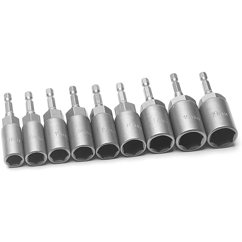 80mm Length Deepen Nut Driver Drill 6-19mm Impact Socket Adapter For Power Tools 6.35mm Hex SocketS Sleeve Nozzles Screwdriver
80mm Length Deepen Nut Driver Drill 6-19mm Impact Socket Adapter For Power Tools 6.35mm Hex SocketS Sleeve Nozzles Screwdriver
