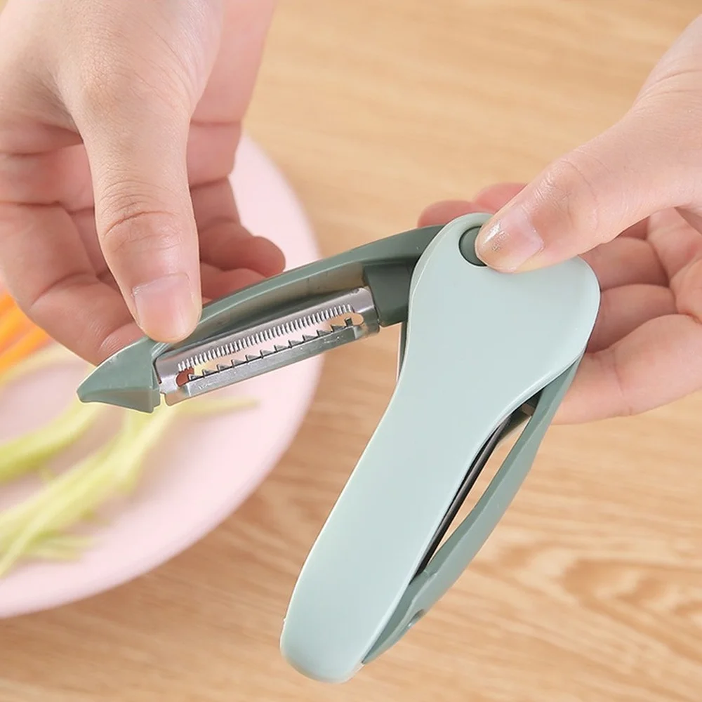 Foldable Double Knife Peeler Stainless Steel Fruit Vegetable Cutter Multifunctional Wire Planer Kitchen Accessories Cooking Tool
Foldable Double Knife Peeler Stainless Steel Fruit Vegetable Cutter Multifunctional Wire Planer Kitchen Accessories Cooking Tool