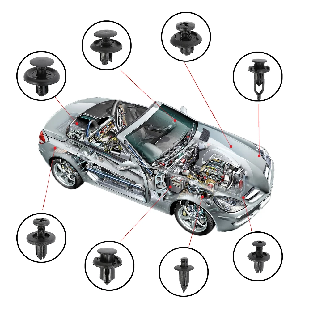 620PCS Boxed Buckle Car Fastener Clips Mixed Car Bumper Repair Kit Fasteners Expansion Screw Clip Buckle Auto Car Appliances
620PCS Boxed Buckle Car Fastener Clips Mixed Car Bumper Repair Kit Fasteners Expansion Screw Clip Buckle Auto Car Appliances