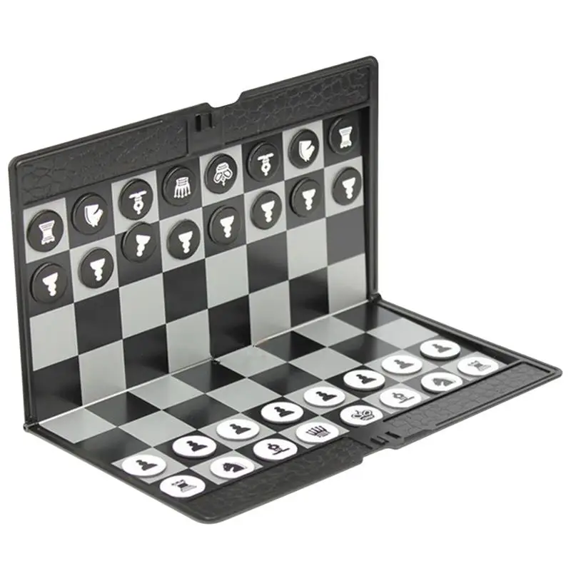New Magnetic Chessboard Game Wallet Appearance Portable Folding Travel Family Party Chess Set International Chess Game
New Magnetic Chessboard Game Wallet Appearance Portable Folding Travel Family Party Chess Set International Chess Game