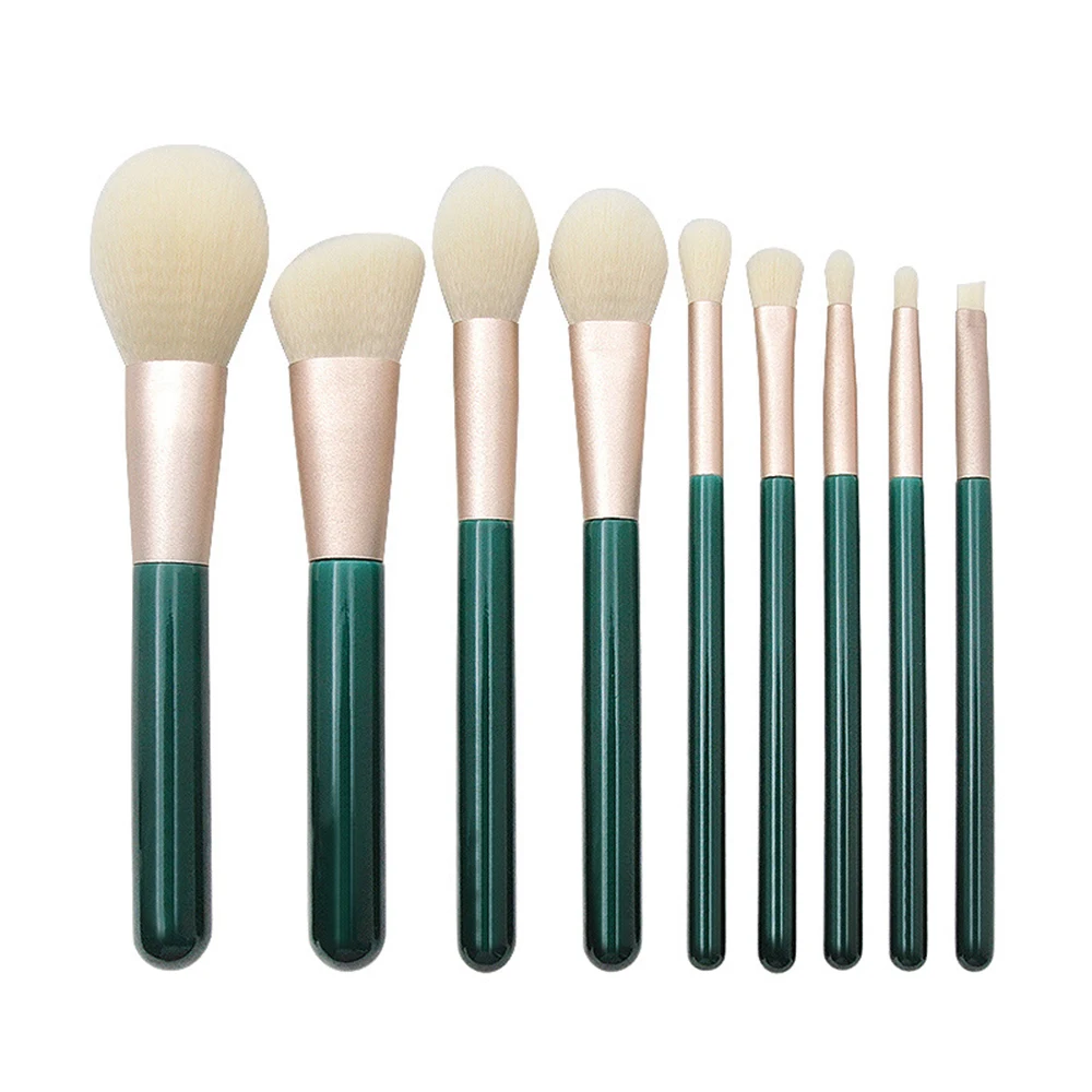 RORASA Makeup Brush Green 9pcs Super Soft Fiber Makeup Brushes Set-high Quality Face Eye Cosmetic Synthetic Hair Brushes Set
RORASA Makeup Brush Green 9pcs Super Soft Fiber Makeup Brushes Set-high Quality Face Eye Cosmetic Synthetic Hair Brushes Set