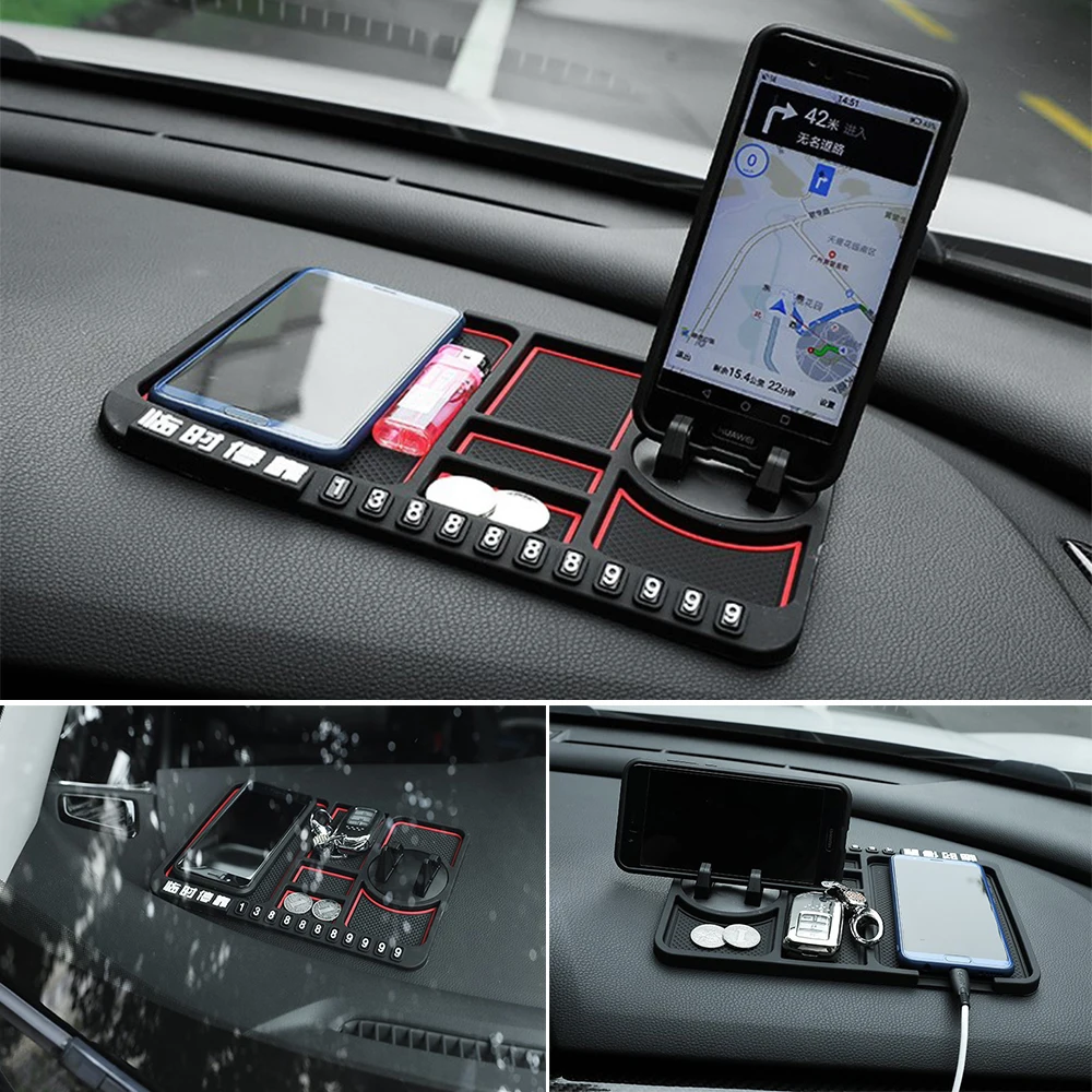 Car non-slip storage mat phone holder silicone pad temporary parking contact information multifunctional auto accessories
Car non-slip storage mat phone holder silicone pad temporary parking contact information multifunctional auto accessories