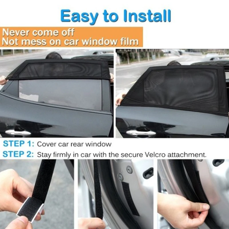 Car curtains sunshade side Windows car curtains for sun protection heat insulation ventilation mosquito proof car window screens
Car curtains sunshade side Windows car curtains for sun protection heat insulation ventilation mosquito proof car window screens