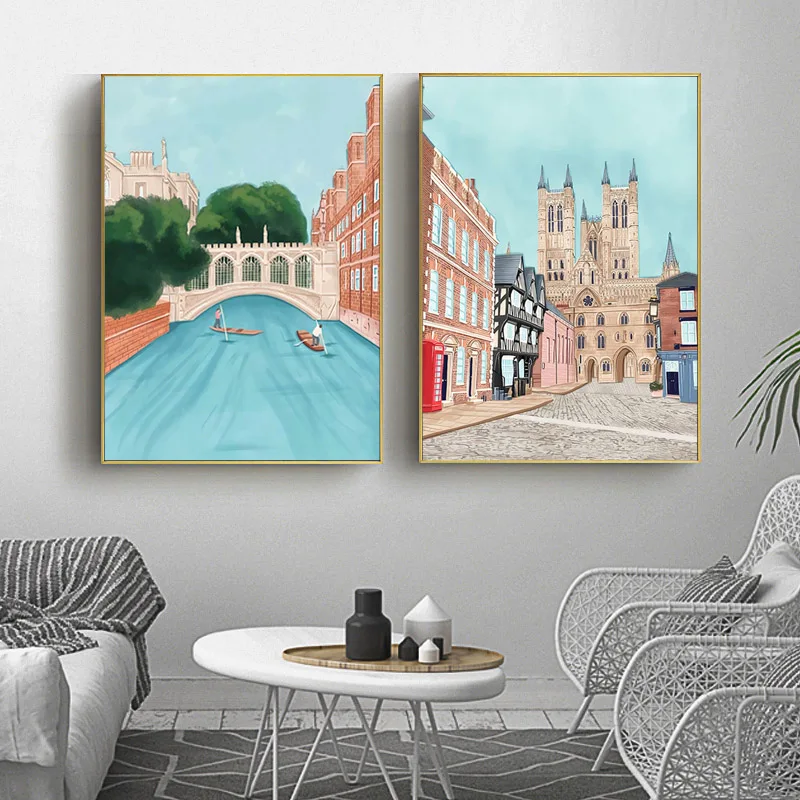 City Street Landscape Canvas Print Paintings Wall Art Decorative Posters Picture for Living Room Decoration Bedroom Home Decor
City Street Landscape Canvas Print Paintings Wall Art Decorative Posters Picture for Living Room Decoration Bedroom Home Decor