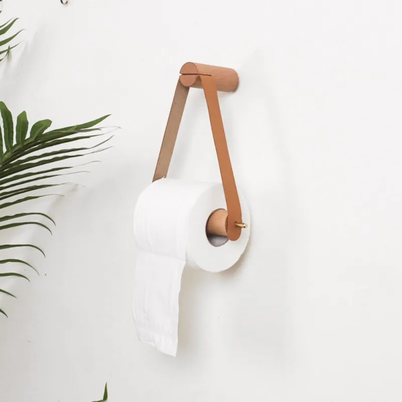 Vintage Toilet Paper Roll Holder Bathroom Wall Mounted Wooden Leather Tissue Dispenser Towel Ring Toilet Paper Storage Rack
Vintage Toilet Paper Roll Holder Bathroom Wall Mounted Wooden Leather Tissue Dispenser Towel Ring Toilet Paper Storage Rack