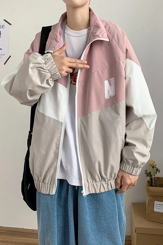 Spring Autumn New Colorblock Baseball Uniform Trendy Brand Ins Baggy Casual Jacket Trendy Versatile Student Stand Collar Coat
Spring Autumn New Colorblock Baseball Uniform Trendy Brand Ins Baggy Casual Jacket Trendy Versatile Student Stand Collar Coat