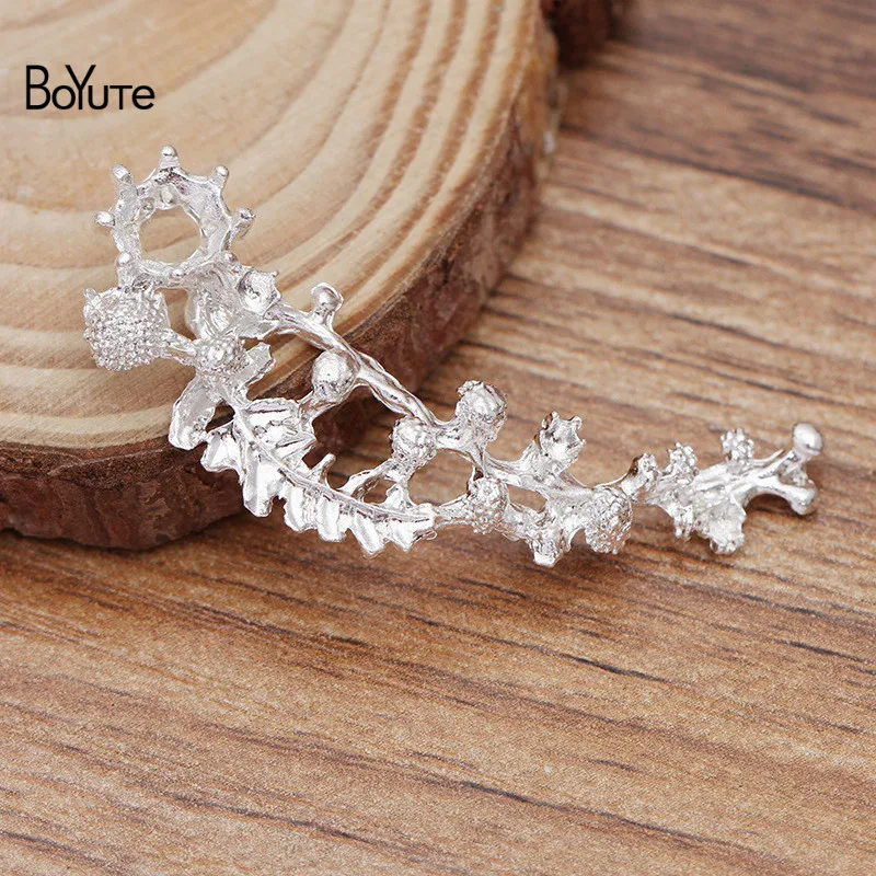 BoYuTe (50 Pieces/Lot) 44.5MM Metal Alloy Flower Branch DIY Hair Accessories Hand Made Jewelry Findings Components
BoYuTe (50 Pieces/Lot) 44.5MM Metal Alloy Flower Branch DIY Hair Accessories Hand Made Jewelry Findings Components