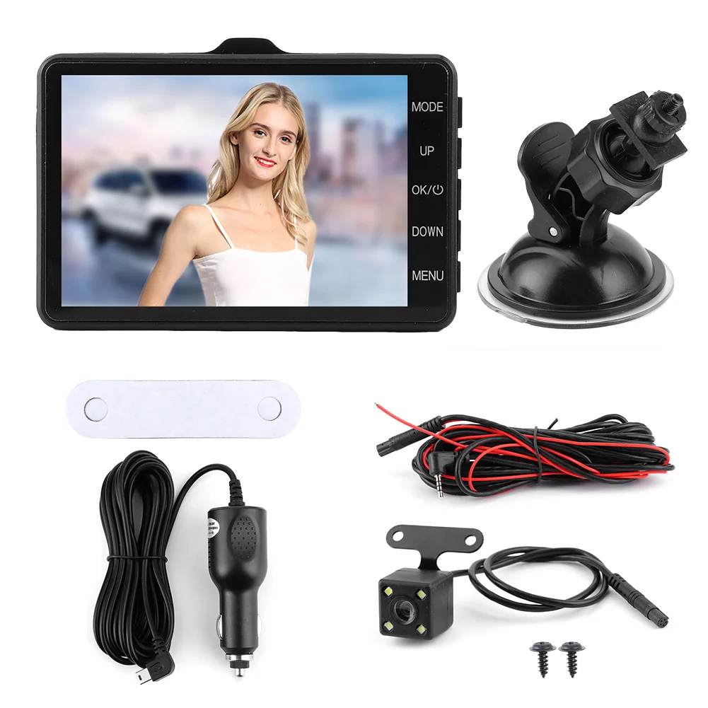 HD for Lingtong 2247 3.5in FHD 1080P Driving Recorder Dual Camera 140° Wide Angle G-Sensor Loop Recording Car DVR 
HD for Lingtong 2247 3.5in FHD 1080P Driving Recorder Dual Camera 140° Wide Angle G-Sensor Loop Recording Car DVR