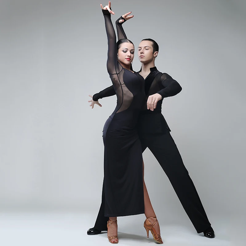 Женское платье для латиноамериканских танцев, черное платье с Боковым Разрезом, для взрослых, танцевальный костюм для танго, сальсы, румбы, ...
Женское платье для латиноамериканских танцев, черное платье с Боковым Разрезом, для взрослых, танцевальный костюм для танго, сальсы, румбы, ...