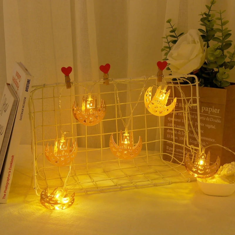 G6DA 1.5m Moon Star Castle Led Light Islamic Muslim Eid Gift String 10 LED Eid Mubarak Ramadan Ornament Lantern
G6DA 1.5m Moon Star Castle Led Light Islamic Muslim Eid Gift String 10 LED Eid Mubarak Ramadan Ornament Lantern