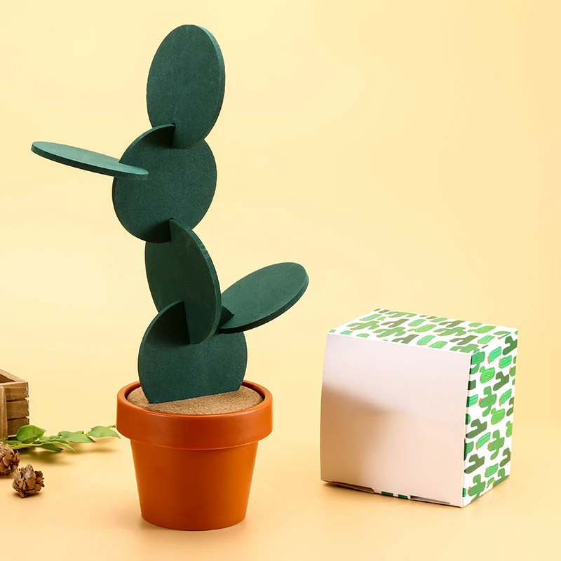 6 PCS Coaster Set Creative Novelty Cactus Combinable Shape Round Wood Cup Mat Heat Insulation Non-slip Tea Coffee Cup Holder Pad
6 PCS Coaster Set Creative Novelty Cactus Combinable Shape Round Wood Cup Mat Heat Insulation Non-slip Tea Coffee Cup Holder Pad