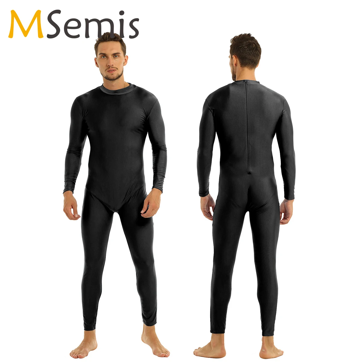 Mens Adults Ballet Dance Unitard Long Sleeve Blue Black for Men Spandex Work Out Zipper Jumpsuits Bodysuit Ballerina Dancewear 
Mens Adults Ballet Dance Unitard Long Sleeve Blue Black for Men Spandex Work Out Zipper Jumpsuits Bodysuit Ballerina Dancewear