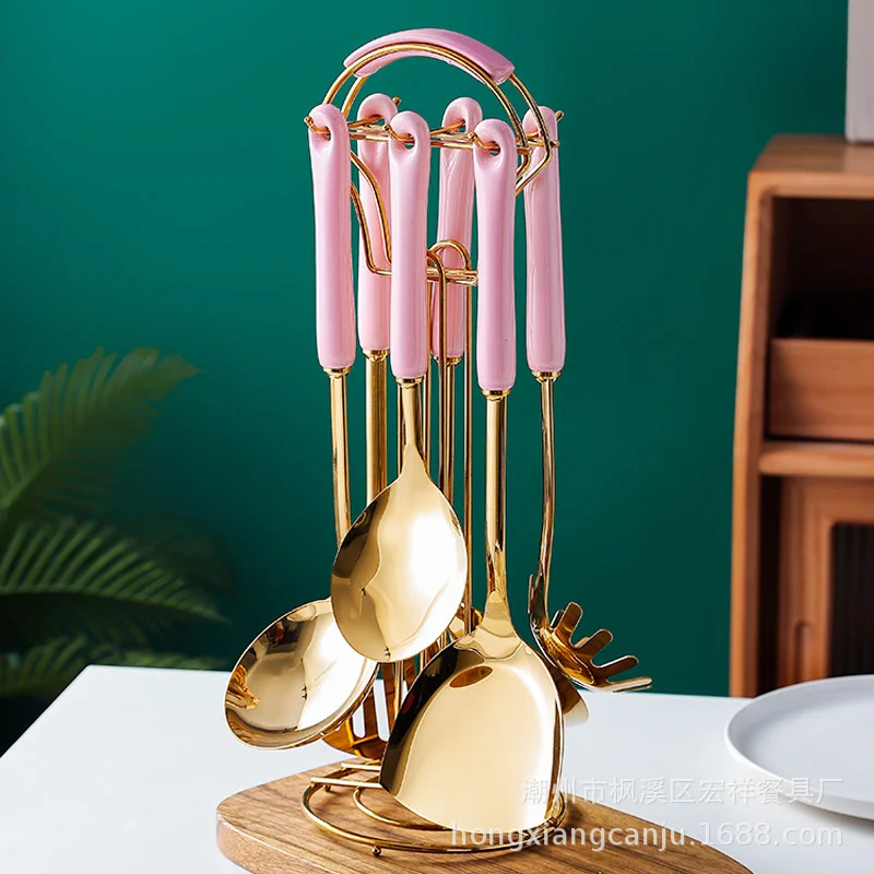 New Ceramic Handle Kitchenware Cooking Utensils Set Heat Resistant Kitchen Non-Stick Cooking Utensils Baking Tools Storage Box
New Ceramic Handle Kitchenware Cooking Utensils Set Heat Resistant Kitchen Non-Stick Cooking Utensils Baking Tools Storage Box
