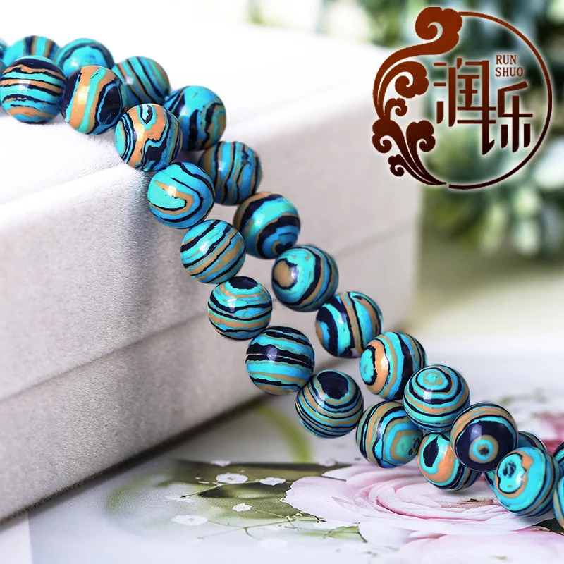 6 8 10 12mm Dark Blue Malachite Round Stone Beads Loose Spacer Beads For Jewelry DIY Making Charms Bracelet Earrings 15'' Inch
6 8 10 12mm Dark Blue Malachite Round Stone Beads Loose Spacer Beads For Jewelry DIY Making Charms Bracelet Earrings 15'' Inch