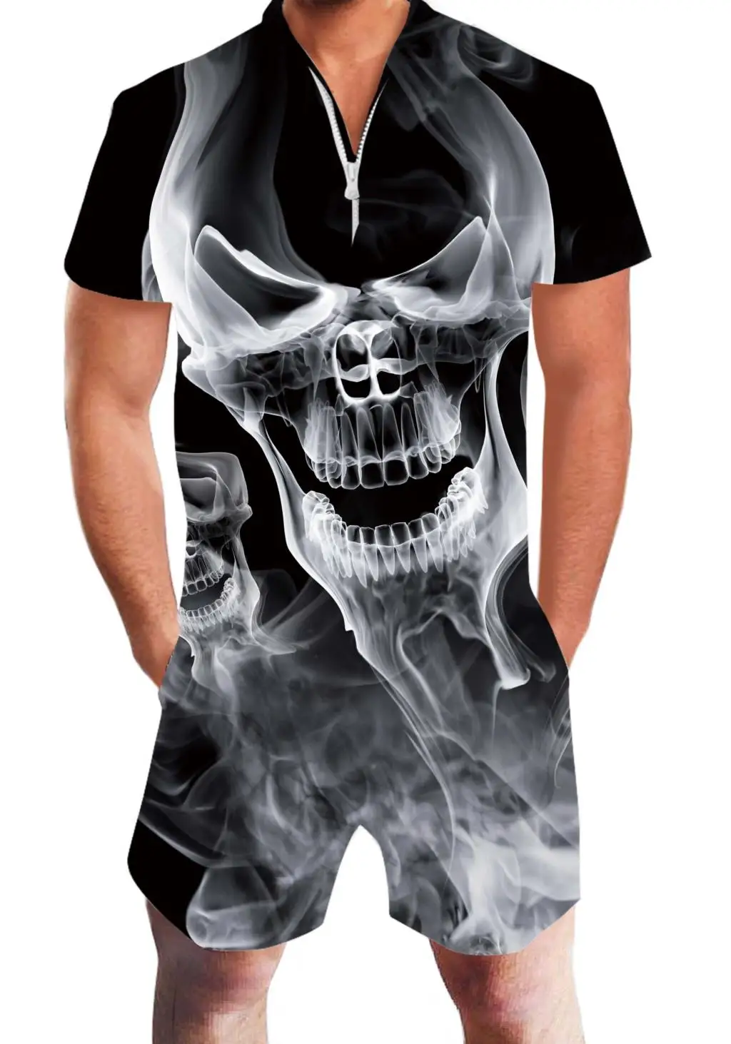 Casual Jumpsuits Men's Sexy Pajamas Onesie-s Men Shortsleeve Streetwear Thin Rompers Jumpsuit Zipper Sleepwear Cargo Overalls
Casual Jumpsuits Men's Sexy Pajamas Onesie-s Men Shortsleeve Streetwear Thin Rompers Jumpsuit Zipper Sleepwear Cargo Overalls