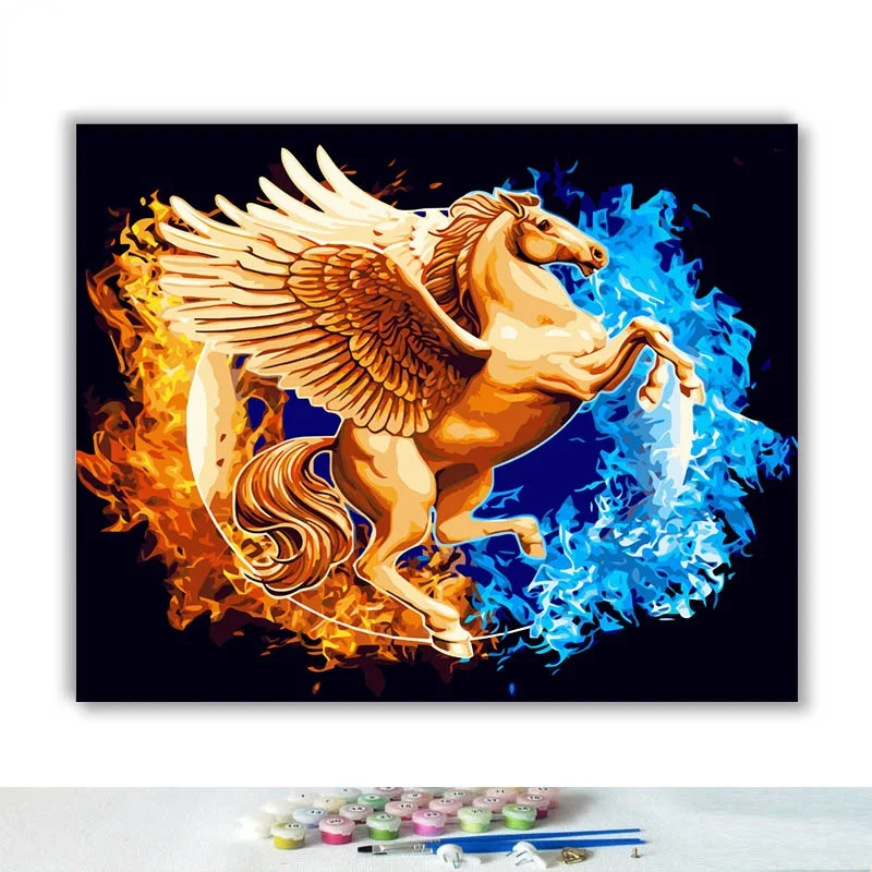 AMTMBS Abstract Horse Aniamls DIY Painting By Numbers Adults For Drawing On Canvas Coloring By Numbers Wall Painting Decor
AMTMBS Abstract Horse Aniamls DIY Painting By Numbers Adults For Drawing On Canvas Coloring By Numbers Wall Painting Decor