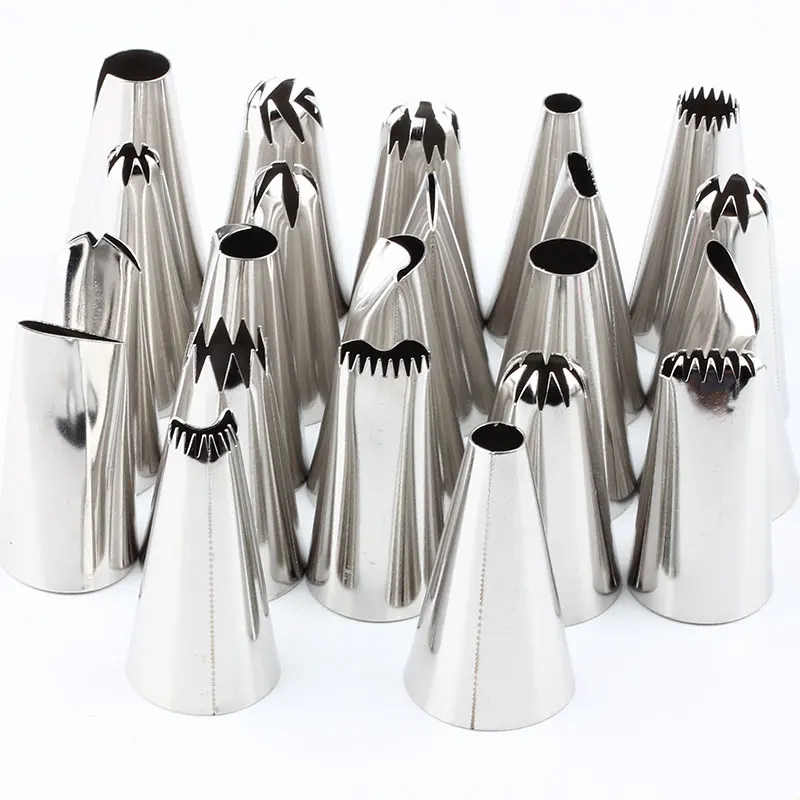 48 PCS Stainless Steel Cake Nozzles Russian Pastry Tip Russian Nozzles Tulip Icing Piping Nozzle Cake Decorating Tools 
48 PCS Stainless Steel Cake Nozzles Russian Pastry Tip Russian Nozzles Tulip Icing Piping Nozzle Cake Decorating Tools