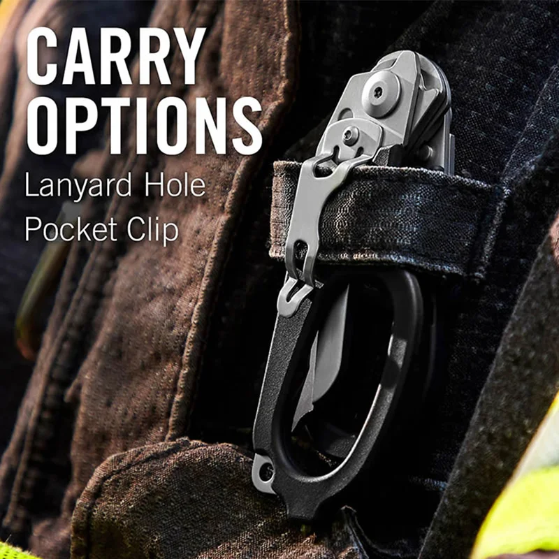6 in 1 Raptor Emergency Response Shears with Strap Cutter and Glass Breaker Black with MOLLE Compatible Holster
6 in 1 Raptor Emergency Response Shears with Strap Cutter and Glass Breaker Black with MOLLE Compatible Holster