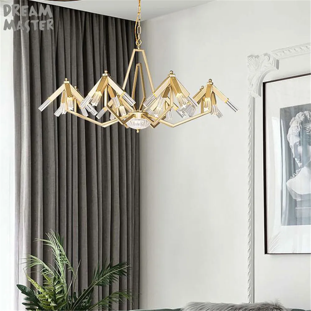 2019 New Post modern chandelier light luxury American living room bedroom lustres art cafe restaurant island hanging lighting
2019 New Post modern chandelier light luxury American living room bedroom lustres art cafe restaurant island hanging lighting