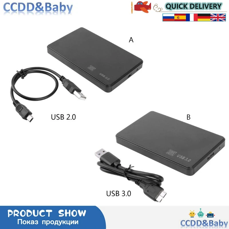 2,5 дюйма Жесткий диск SSD коробка 5 Гбит/Sata к USB 3,0 2,0 адаптер Поддержка 2 ТБ внешний жесткий диск HDD жесткий диск чехол для WIndows, Mac
2,5 дюйма Жесткий диск SSD коробка 5 Гбит/Sata к USB 3,0 2,0 адаптер Поддержка 2 ТБ внешний жесткий диск HDD жесткий диск чехол для WIndows, Mac