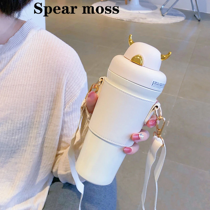 Little Devil Lovely Lady High Appearance 304 Stainless Steel Insulated Cup Female Student Cup Portable With Straw And Cup Cover
Little Devil Lovely Lady High Appearance 304 Stainless Steel Insulated Cup Female Student Cup Portable With Straw And Cup Cover