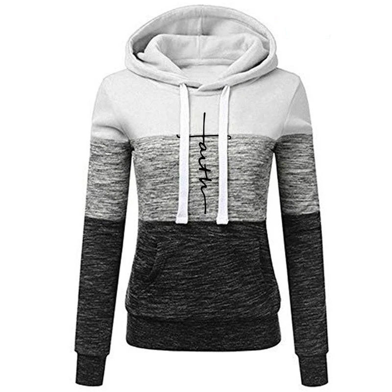 New Womens Hoodies Fashion Long Sleeve Splicing Pullover Outdoor Autumn Winter Fleece Warm Sweatshirts Ladies Hooded Sport Tops
New Womens Hoodies Fashion Long Sleeve Splicing Pullover Outdoor Autumn Winter Fleece Warm Sweatshirts Ladies Hooded Sport Tops