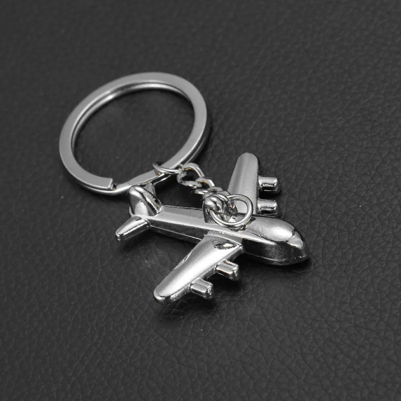 Новая Самолетная металлическая цепочка для ключей Брелоки с самолетами подарок