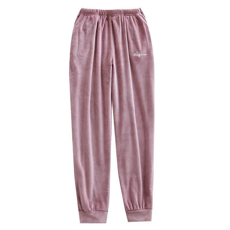 Mid-waist Simple Island Velvet Couple Pajama Pants Winter Coral Velvet Thickened Plus Velvet Loose Women and Men's Home Trousers
Mid-waist Simple Island Velvet Couple Pajama Pants Winter Coral Velvet Thickened Plus Velvet Loose Women and Men's Home Trousers