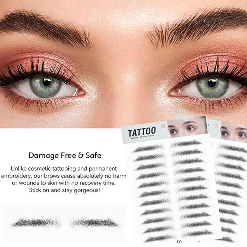 3D Eyebrow Tattoo Sticker Hair-Like False Eyebrows Waterproof Eye Brow Stickers Makeup Cosmetics Embroidery Eyebrows Sticker N1
3D Eyebrow Tattoo Sticker Hair-Like False Eyebrows Waterproof Eye Brow Stickers Makeup Cosmetics Embroidery Eyebrows Sticker N1