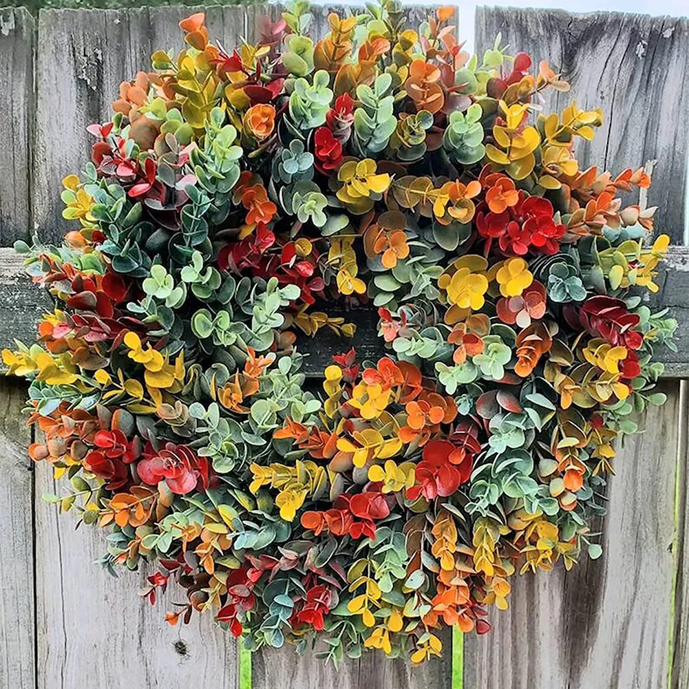Natural Eucalyptus Autumn Wreath Front Door Home Living Room Pendant Christmas Thanksgiving Craft Autumn Ornaments
Natural Eucalyptus Autumn Wreath Front Door Home Living Room Pendant Christmas Thanksgiving Craft Autumn Ornaments