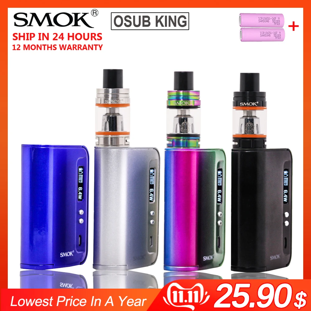 Оригинальный электронных сигарет SMOK OSUB королевская коробка мод 220 Вт Vape