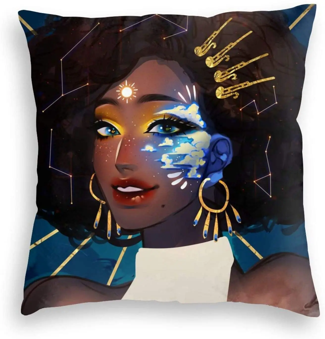 African American Black Girl Magic Rabbit Throwing Pillow Case Fashion Decorative Cushion Comfortable Sofa 18 X 18
African American Black Girl Magic Rabbit Throwing Pillow Case Fashion Decorative Cushion Comfortable Sofa 18 X 18