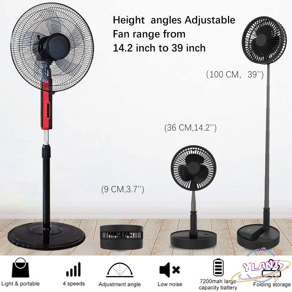 Floor Stand Pedestal Air Cooler Camping Home Fan Original Portable Carring+USB Rechargeable+Folding Telescopic Mini Desktop Fan
Floor Stand Pedestal Air Cooler Camping Home Fan Original Portable Carring+USB Rechargeable+Folding Telescopic Mini Desktop Fan
