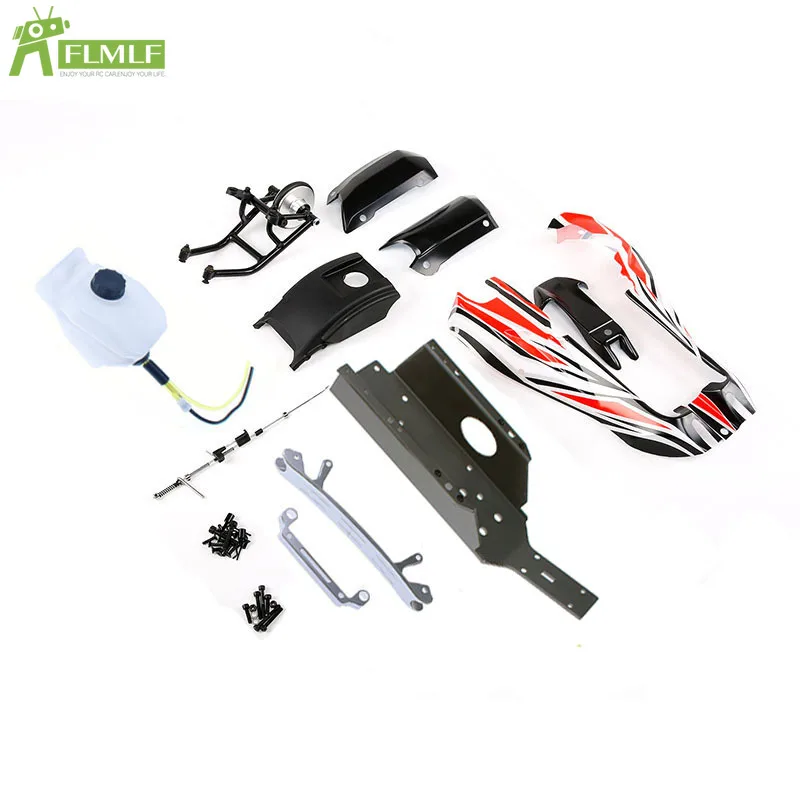 Fuel Tank+ Chassis+ Car Shell Conversion Kit 1 for Original Plastic Roll Cage Upgrade Refitted for 1/5 Rovan Q-BAJA RC CAR PARTS
Fuel Tank+ Chassis+ Car Shell Conversion Kit 1 for Original Plastic Roll Cage Upgrade Refitted for 1/5 Rovan Q-BAJA RC CAR PARTS