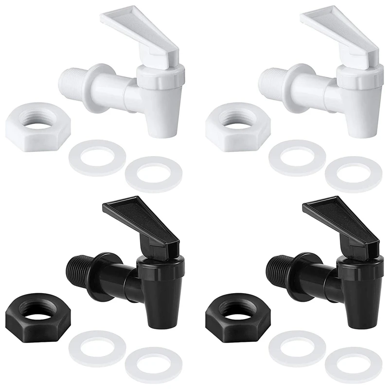 4 Sets Replacement Cooler Faucet Water Bottle Jug, Dispenser Tap Spigot Spout Water Beverage Lever Pour Dispenser Valve 
4 Sets Replacement Cooler Faucet Water Bottle Jug, Dispenser Tap Spigot Spout Water Beverage Lever Pour Dispenser Valve
