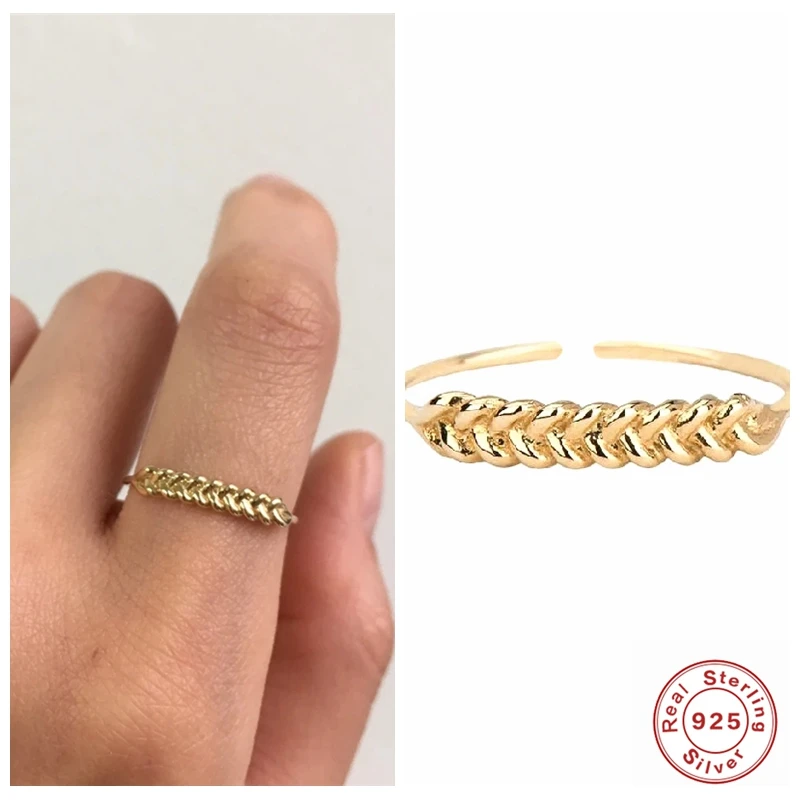 Aide Fashion 925 Sterling Silver Minimalist Luxury Gold Twist Slim Rings Hiphop Small Round Circle Ring for Women Fine Jewelry
Aide Fashion 925 Sterling Silver Minimalist Luxury Gold Twist Slim Rings Hiphop Small Round Circle Ring for Women Fine Jewelry