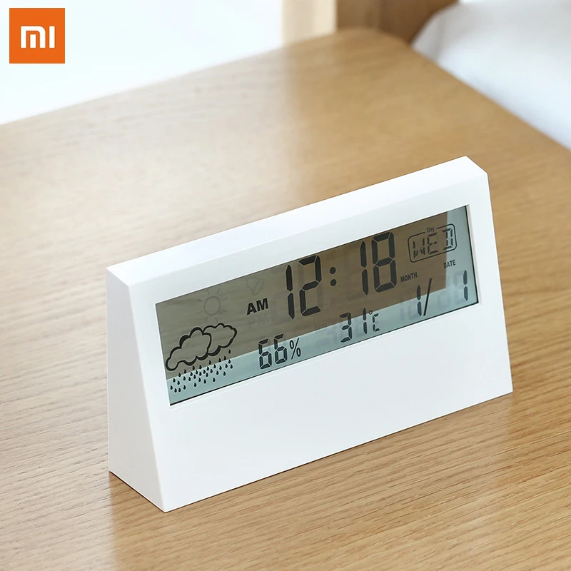 Многофункциональный электронный будильник Xiaomi студенческие беззвучные простые
