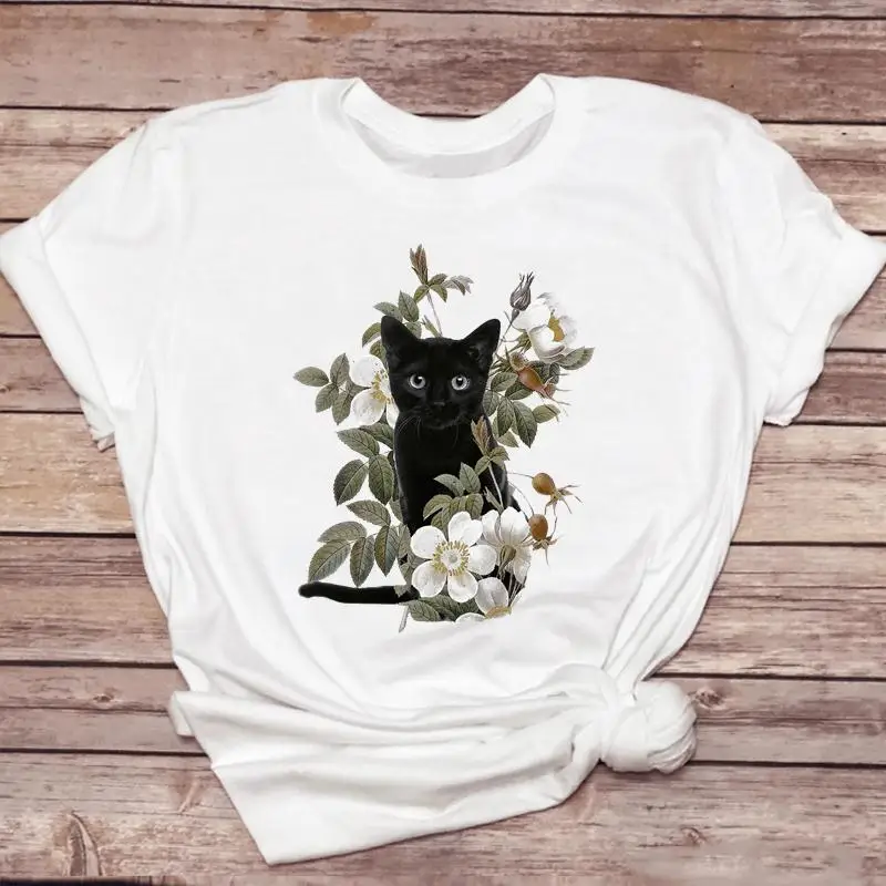 Top Clothes Tee Flower Plant New Lovely Cute Women Lady Casual Short Sleeve Fashion Summer Tshirt O-neck Female Graphic T-Shirt
Top Clothes Tee Flower Plant New Lovely Cute Women Lady Casual Short Sleeve Fashion Summer Tshirt O-neck Female Graphic T-Shirt