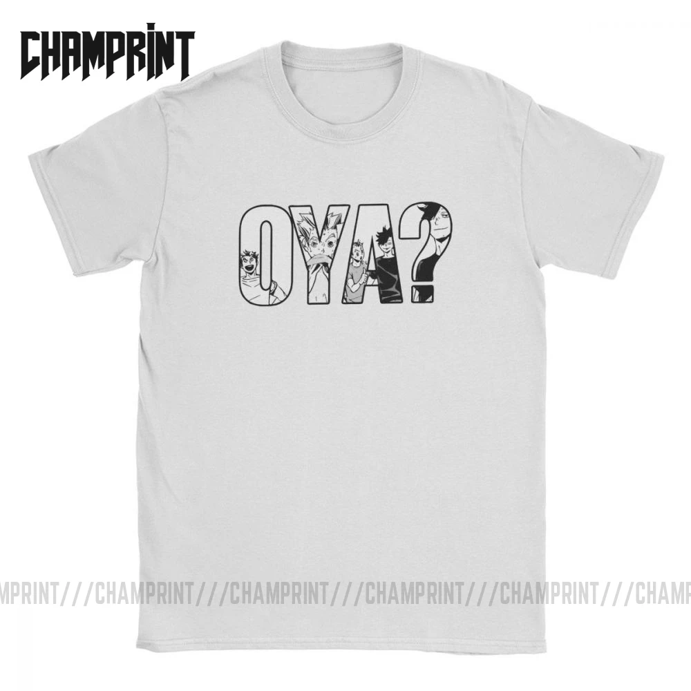 Oya Haikyuu T-Shirt Men Kuroo Anime Bokuto Oya Manga Shoyo Volleyball Cotton Tees Short Sleeve T Shirts Plus Size Clothes
Oya Haikyuu T-Shirt Men Kuroo Anime Bokuto Oya Manga Shoyo Volleyball Cotton Tees Short Sleeve T Shirts Plus Size Clothes