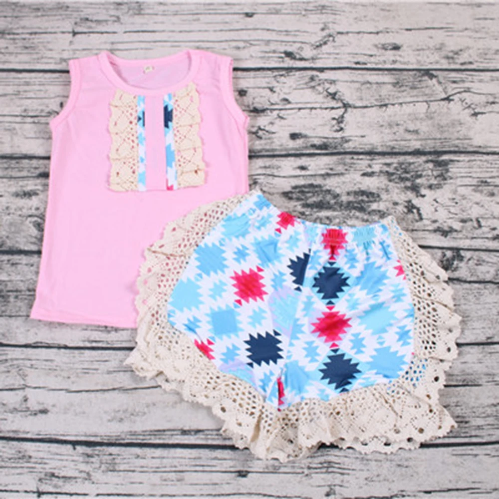 Hot sale girls children toddler fashion summer style pink sleeveless top fancy lace shorts sets clothing clothes
Hot sale girls children toddler fashion summer style pink sleeveless top fancy lace shorts sets clothing clothes