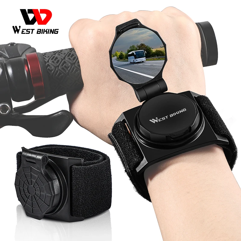 WEST BIKING Bike Wrist Wear Mirror Rotatable Rearview Mirror MTB Mountain Road Bicycle HD Rotatable Backeye Cycling Accessories
WEST BIKING Bike Wrist Wear Mirror Rotatable Rearview Mirror MTB Mountain Road Bicycle HD Rotatable Backeye Cycling Accessories