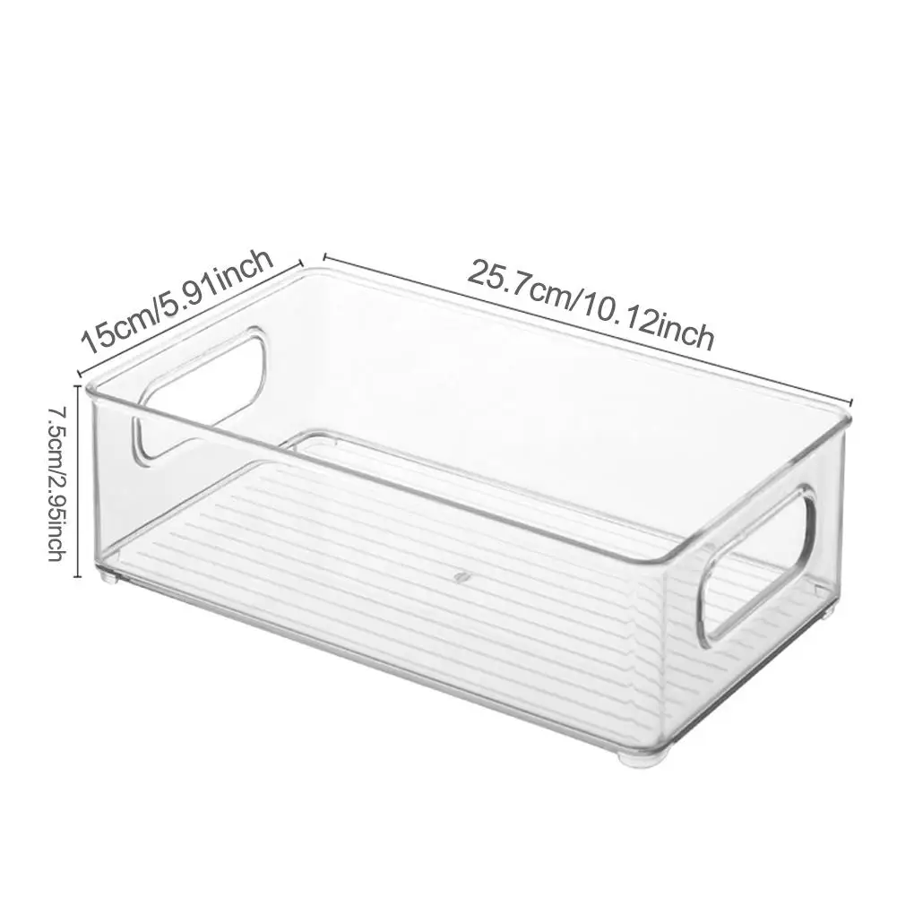 Clear Pantry Organizer Bins Household Plastic Food Storage Basket Box For Kitchen Countertops Cabinets Refrigerator Freezer
Clear Pantry Organizer Bins Household Plastic Food Storage Basket Box For Kitchen Countertops Cabinets Refrigerator Freezer