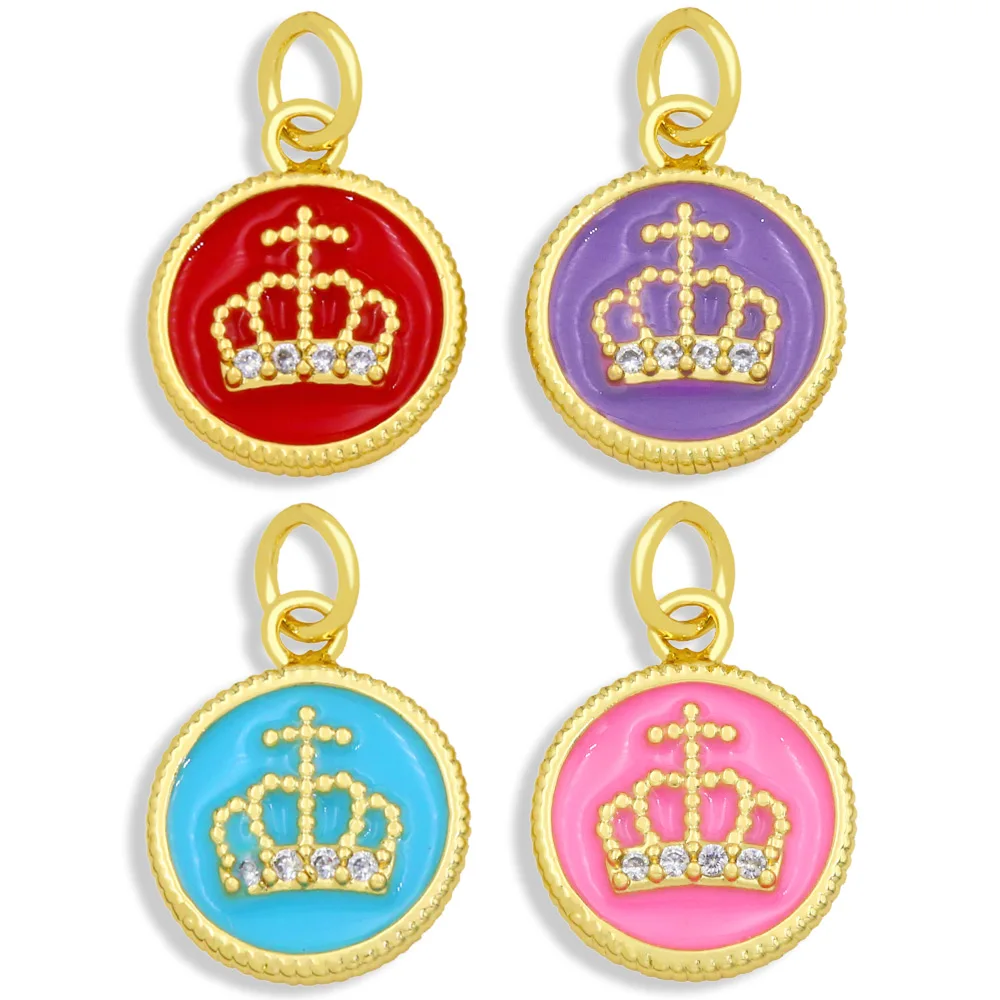 Mini Copper Crown Jewelry Making Supplies Charms for Earrings Gold Plated Zircon Small Pendant Diy Jewelry chma104
Mini Copper Crown Jewelry Making Supplies Charms for Earrings Gold Plated Zircon Small Pendant Diy Jewelry chma104