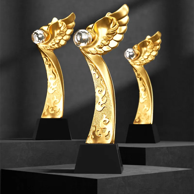 High Quality!Creative Wing Crystal Trophy Event Competition Metal Resin Trophy Prize Souvenir,Free Shipping!
High Quality!Creative Wing Crystal Trophy Event Competition Metal Resin Trophy Prize Souvenir,Free Shipping!