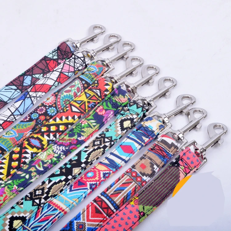 Dog Leash Collar Nylon Custom Pet ID Collars Colorful Printed Dogs Walking Leash for Small Medium Large Dogs
Dog Leash Collar Nylon Custom Pet ID Collars Colorful Printed Dogs Walking Leash for Small Medium Large Dogs