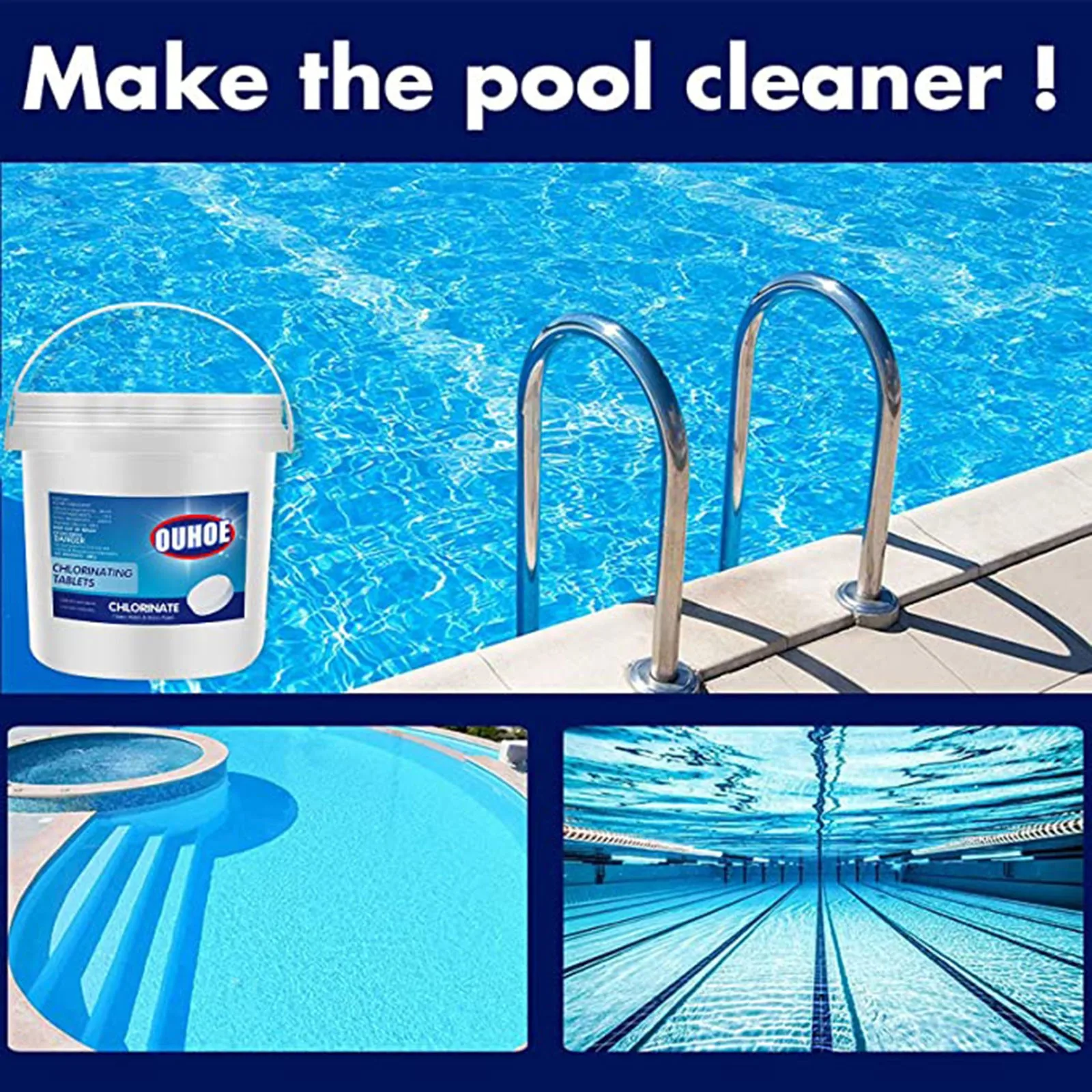 300pcs Pool & Spa Chlorine Tabs NewA Bucket Of Small Chlorine Tabs For Pool Spa Hot Tub For Pools Over 5000 Gallons
300pcs Pool & Spa Chlorine Tabs NewA Bucket Of Small Chlorine Tabs For Pool Spa Hot Tub For Pools Over 5000 Gallons