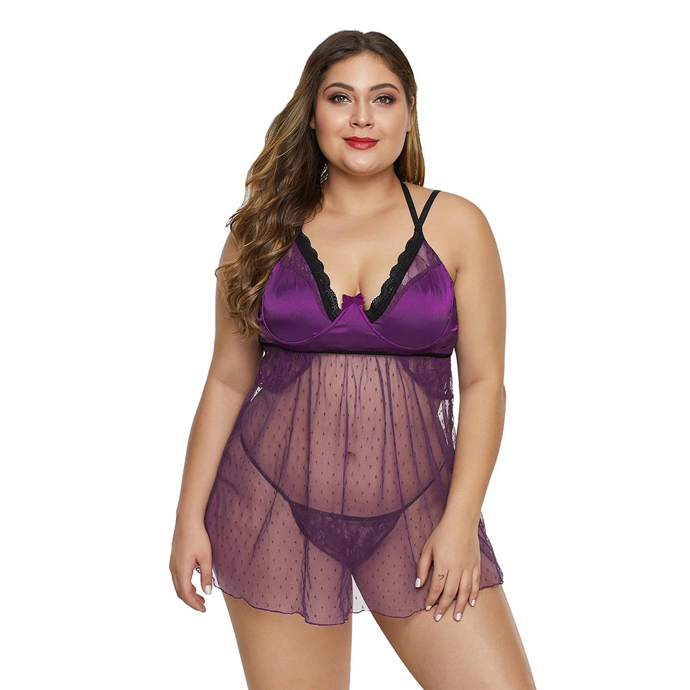 XL-5XL размера плюс Сексуальное Женское Белье Порно Babydoll эротическая одежда для сна