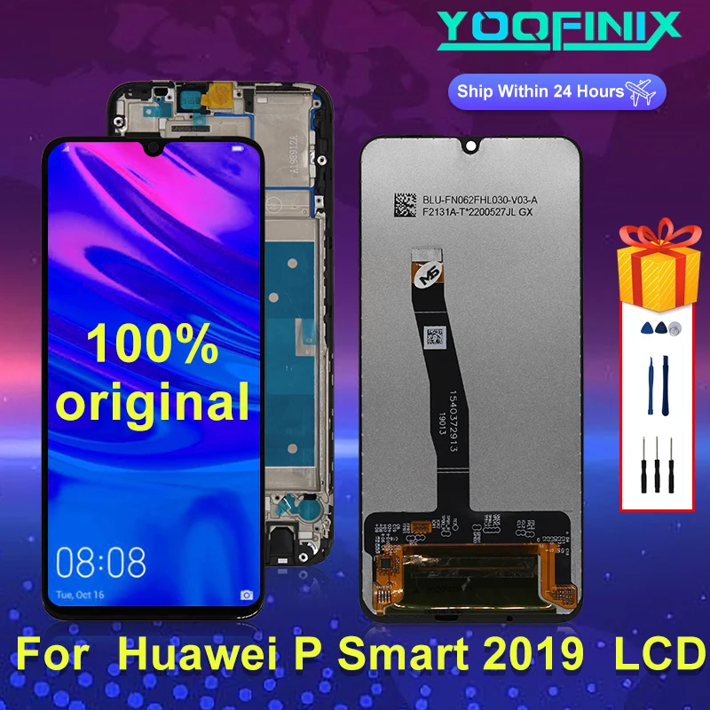 6.21" For Huawei P Smart 2019 Display LCD Touch Screen Digitizer For P Smart 2019 LCD POT-LX1 L21 LX3 Display Replacement Parts
6.21" For Huawei P Smart 2019 Display LCD Touch Screen Digitizer For P Smart 2019 LCD POT-LX1 L21 LX3 Display Replacement Parts