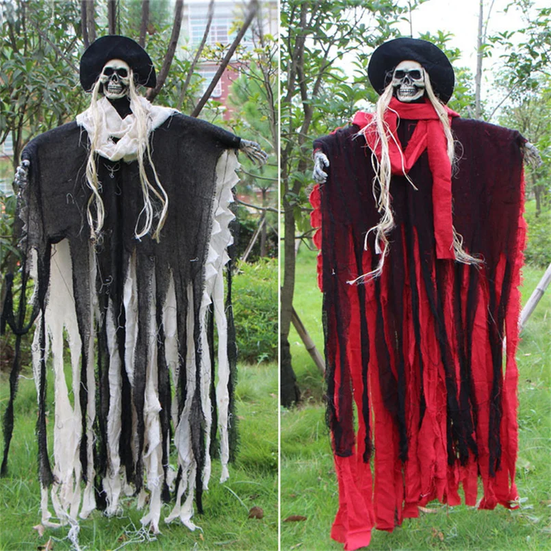 Horror Hanging Halloween Ghost Scary Skull Halloween Party Decoration Light Up Eye Animated Skeleton Scary Halloween Arrangement
Horror Hanging Halloween Ghost Scary Skull Halloween Party Decoration Light Up Eye Animated Skeleton Scary Halloween Arrangement